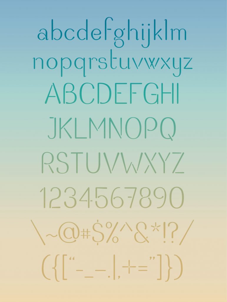 Haven Font Design